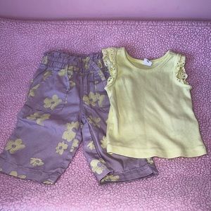 Baby Gap Tank and Wide Leg Pants Set